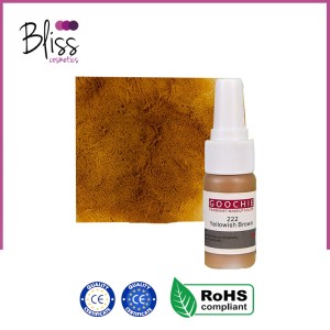 Pigment tatuaj - GOOCHIE 222 - YELLOWISH BROWN Pigment tatuaj - GOOCHIE 222 - YELLOWISH BROWN
